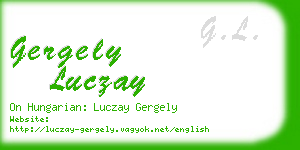 gergely luczay business card